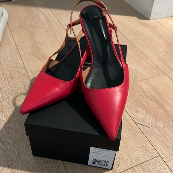 Maje pointed toes pump with strap - Picture 3 of 9